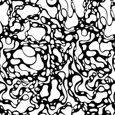 Soyut noktaları olan kusursuz bir desen. Nörografi - Vektör illüstrasyonu