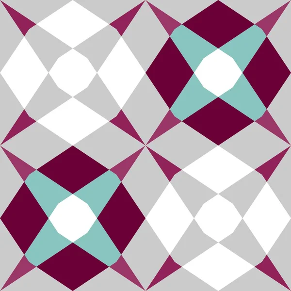 Abstrakte Nahtlose Geometrische Muster Kaleidoskop Nahtlos Geometrischer Hintergrund — Stockfoto