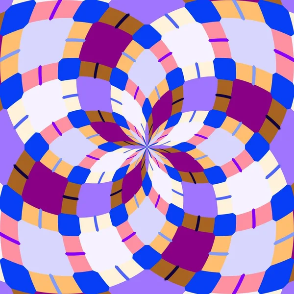 Abstrakte Nahtlose Geometrische Muster Kaleidoskop Nahtlos Geometrischer Hintergrund — Stockfoto