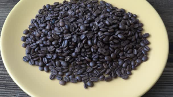 Średniej Jakości Ziaren Kawy Proces Suszenia Kawa Fasoli Nie Dobrej — Wideo stockowe