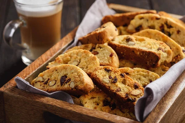 Galletas Caseras Almendras Arándanos — Foto de Stock