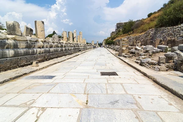 Die Antike Stadt Ephesus Efes Auf Türkisch Der Nähe Von — Stockfoto