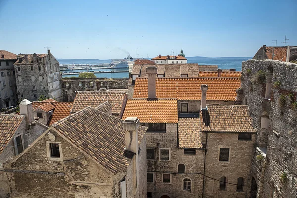 Cidade Velha Split Croácia — Fotografia de Stock