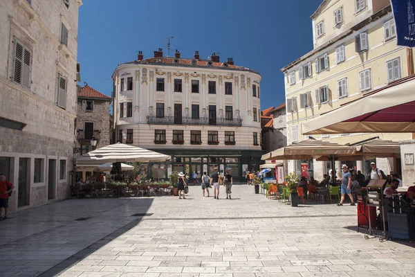 Cidade Velha Split Croácia — Fotografia de Stock