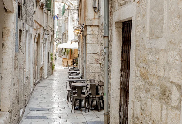 Split Hırvatistan Eski Şehirde — Stok fotoğraf