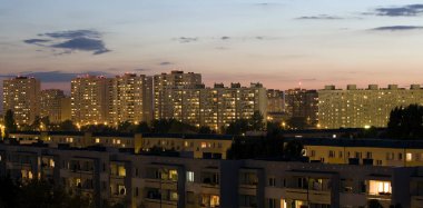 Postmodern toplu konut gelen büyük bir levha, Europe