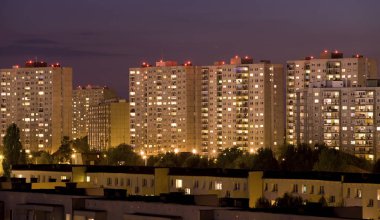 Postmodern toplu konut gelen büyük bir levha, Europe