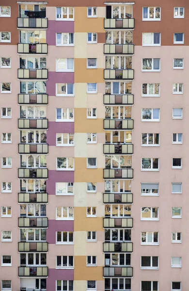Postmodern Housing Estate Large Slab Europe — Stock Photo, Image