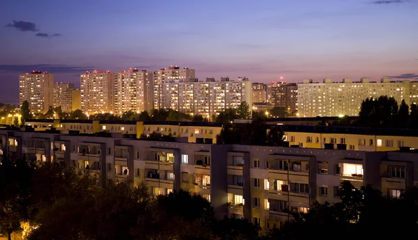 Postmodern Housing Estate Large Slab Europe Royalty Free Stock Photos