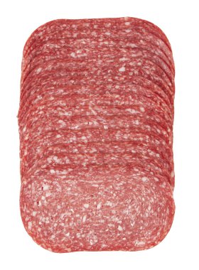 Beyaz arka planda izole edilmiş sosisler