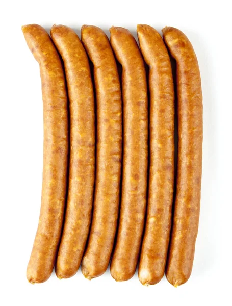 Sausages Isolated White Background — Stock Photo, Image