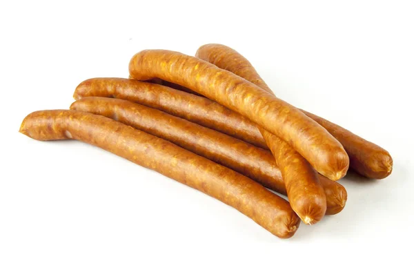 Sausages Isolated White Background — Stock Photo, Image