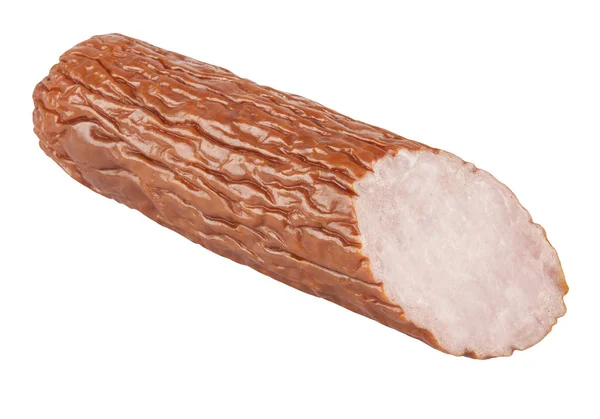 Saucisses Isolées Sur Fond Blanc — Photo