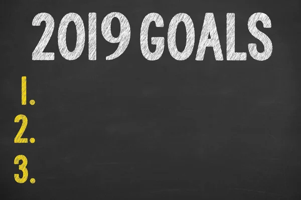 New Year 2019 Goals on Blackboard