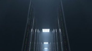 Karanlık sunucu Oda datacenter hareket, döngü