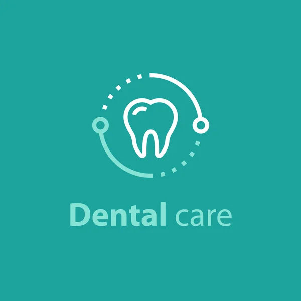 Стоматологические услуги, стоматологическая помощь, профилактический осмотр, гигиена и лечение — стоковый вектор