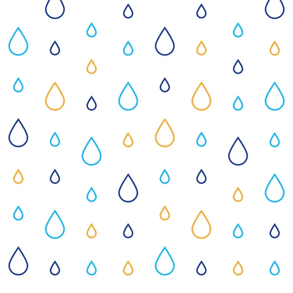 Subtle pattern, graphic design, abstract background with rain drops, creative backdrop — Stock Vector