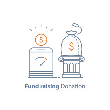 Sadakat programı, puan kazanmak, emeklilik tasarruf, fon yaratma, uzun vadeli yatırım, satırı simgesi