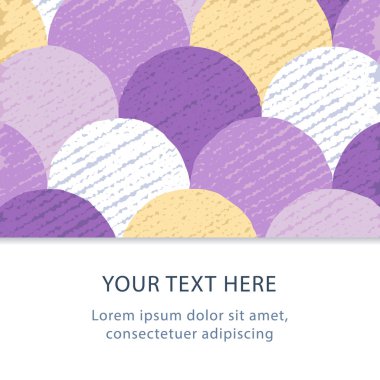 Soyut düz arka plan, renkli daireler desen, yaratıcı zemin, illüstrasyon vektör