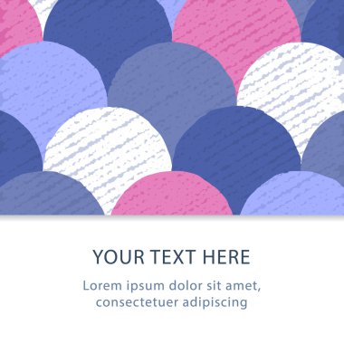 Soyut düz arka plan, renkli daireler desen, yaratıcı zemin, illüstrasyon vektör