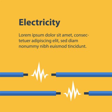 Çıplak uçlu ve akımlı elektrik telleri, onarım ve bakım
