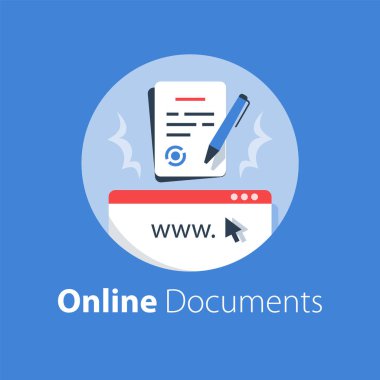 Çevrimiçi devlet hizmetleri, belge gönderme, dijital imza