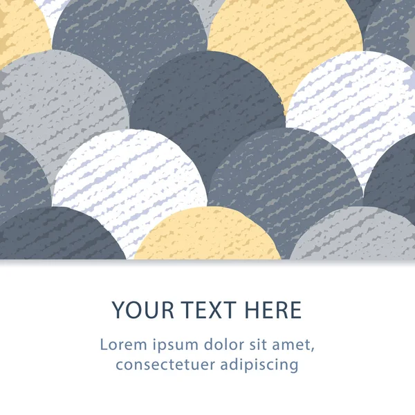 Soyut düz arka plan, renkli daireler desen, yaratıcı zemin, illüstrasyon vektör