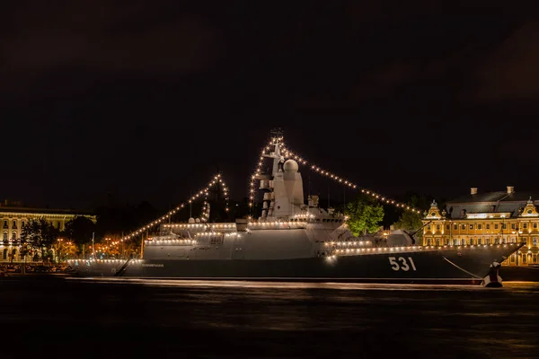 Deniz Kuvvetleri Rusya, Saint-Petersburg, Neva Nehri gün,