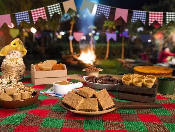 Brezilyalı festa junina tablosu.