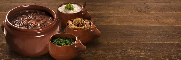 Brezilyalı Feijoada yemek. Gurme
