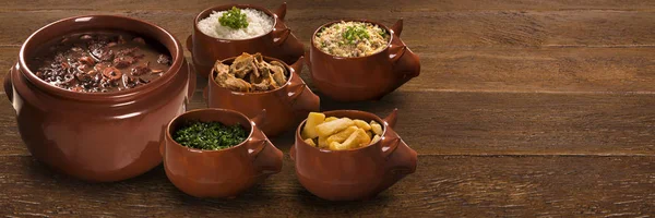 Brezilyalı Feijoada yemek. Gurme