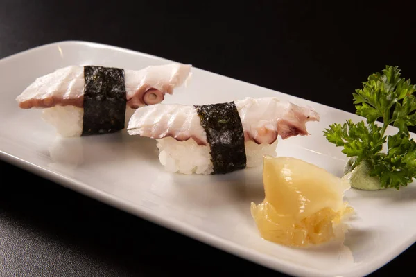 Octopus Nigiri Sushi Gourmet Food — Stock Photo, Image