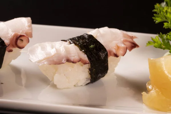 Octopus Nigiri Sushi Gourmet Food — Stock Photo, Image