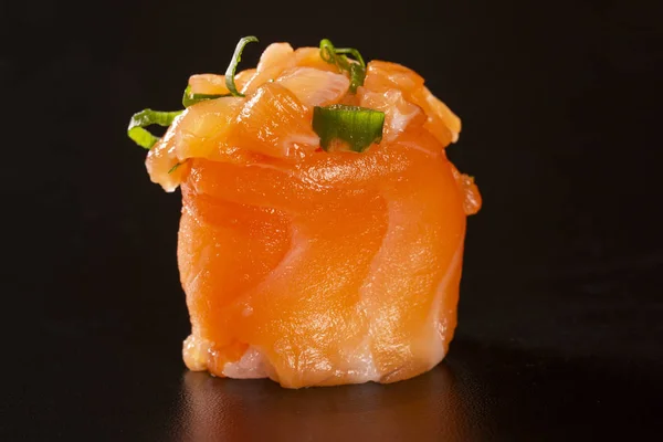 Salmon Sushi Rolls Gourmet Food — Stock Photo, Image
