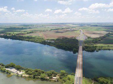 arasında Birleşik sao Paulo ve minas gerais köprü. Büyük nehir ya da Portekizce Rio Grande. Ekim, 2018
