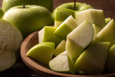 masada olgun yeşil elma yakın