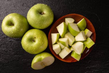 masada olgun yeşil elma yakın