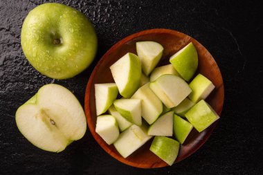 masada olgun yeşil elma yakın