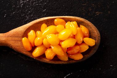 Sarı biber fener chili, Capsicum chinense, Amerika ve hibrid biber için matris menşeli dünyanın en çok yandı