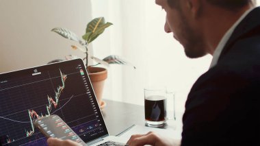Hisse senedi ticareti grafiği fiyat tahmini ve kar kazancı
