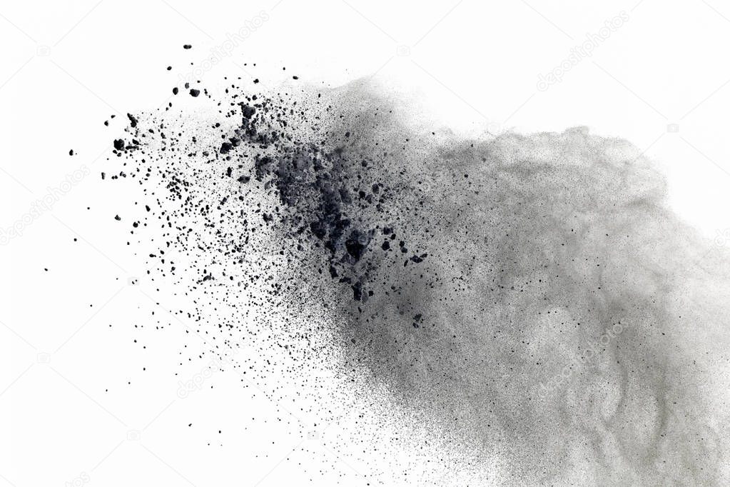 Colorful dust explode. Paint Holi