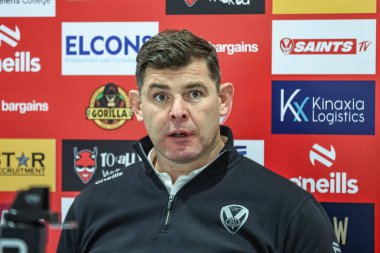Paul Wellens St. Helens baş antrenörü, 1 Mart 202 'de St. Helens-Leigh Stadyumu' nda oynanan Betfred Süper Lig 3. tur karşılaşmasında basın toplantısında konuşma yaptı.
