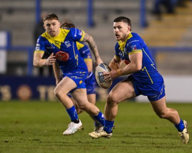 Warrington Wolves takımından Danny Walker, 1 Mart 202 'de Warrington, Warrington' da oynanan Warrington Wolves - Castleford Tigers maçında ilk raundu kazandı.