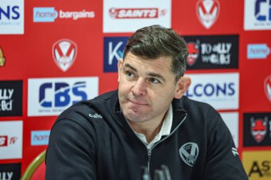 Paul Wellens St. Helens baş antrenörü, 1 Mart 202 'de St. Helens-Leigh Stadyumu' nda oynanan Betfred Süper Lig 3. tur karşılaşmasında basın toplantısında konuşma yaptı.