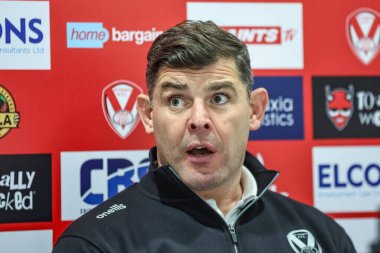 Paul Wellens St. Helens baş antrenörü, 1 Mart 202 'de St. Helens-Leigh Stadyumu' nda oynanan Betfred Süper Lig 3. tur karşılaşmasında basın toplantısında konuşma yaptı.