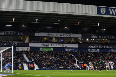 Coventry City 'den Hacı Wright, 1 Mart 202' de İngiltere 'nin başkenti West Bromwich Albion' a karşı Coventry City 'de oynanan Sky Bet Şampiyonası maçında 2-1 berabere kaldığı için penaltı aldı.