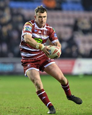 Wigan Warriors takımından Harry Smith, 1 Mart 202 'de Wigan Warriors ile Huddersfield Giants arasında oynanan Betfred Süper Lig 3. tur karşılaşmasında öne geçti.