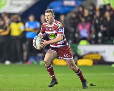 Wigan Warriors takımından Harry Smith, 1 Mart 202 'de Wigan Warriors ile Huddersfield Giants arasında oynanan Betfred Süper Lig 3. tur karşılaşmasında öne geçti.