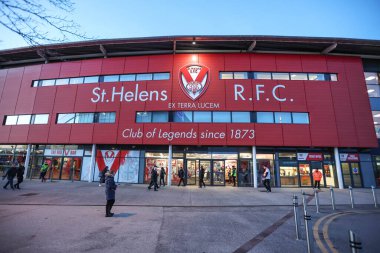 Betfred Süper Lig 3. Raundunda St Helens, Leigh Leopards 'a karşı St Helens Stadyumu, St Helens, İngiltere 1 Mart 202