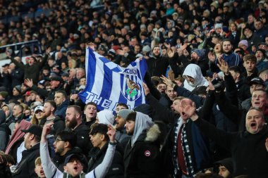 West Bromwich Albion taraftarları Sky Bet Şampiyonası maçı sırasında West Bromwich Albion, Coventry City 'ye karşı The Hawthorns, West Bromwich, İngiltere, 1 Mart 202